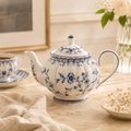 Bule Porcelana Azul Bukhara